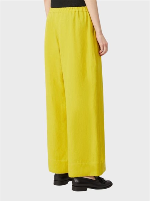 Cropped wide-leg linen jogging trousers S' MAX MARA | 2619131073600002